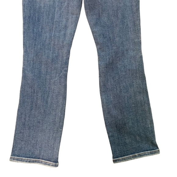 Good American Factory Distressed Jeans Style GLC138OT Medium Wash Size 4/27 - Picture 6 of 11